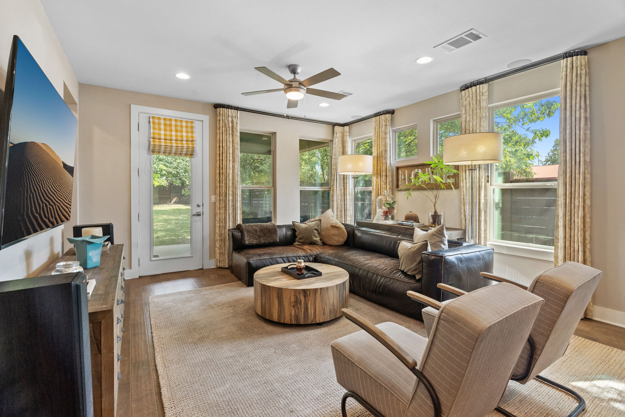 3707 Birch Street, Unit B Austin, TX 78704 - Photo 18 of 40 Incredible clerestory windows allow in an abundance of natural light while maintaining privacy.