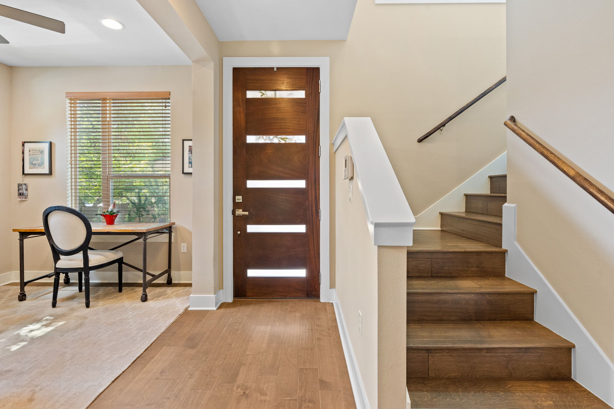 3707 Birch Street, Unit B Austin, TX 78704 - Photo 21 of 40 With two levels, two living spaces and an additional open flex space that can be used as an office, library or sitting area - this home has versatility.