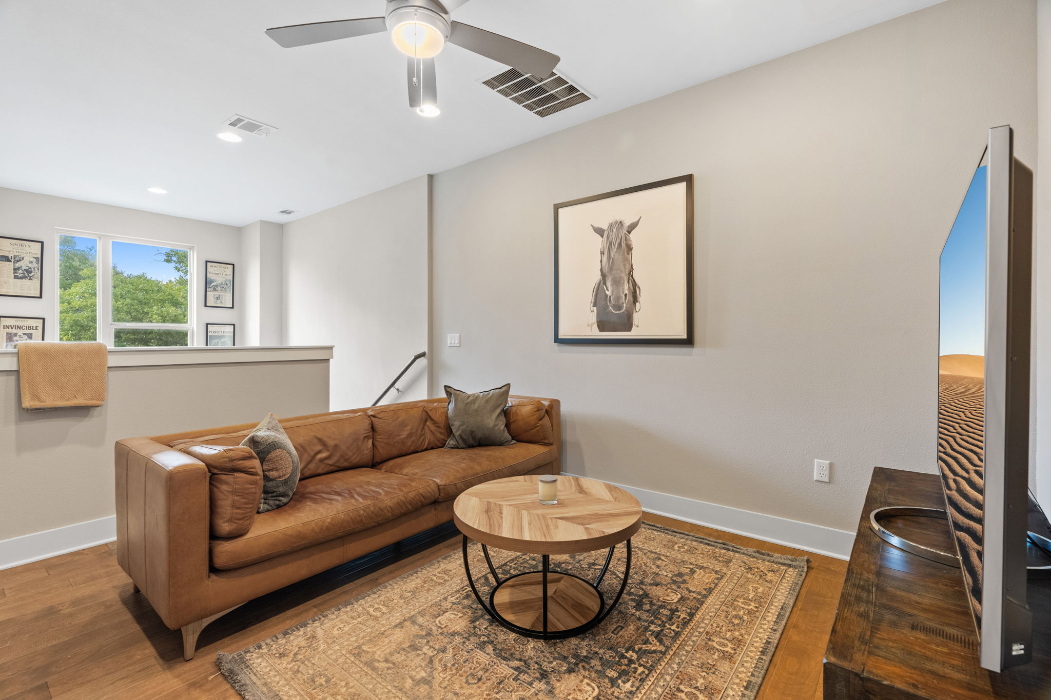 3707 Birch Street, Unit B Austin, TX 78704 - Photo 29 of 40 This is a perfect space for TV viewing, a reading nook or a children's play area.