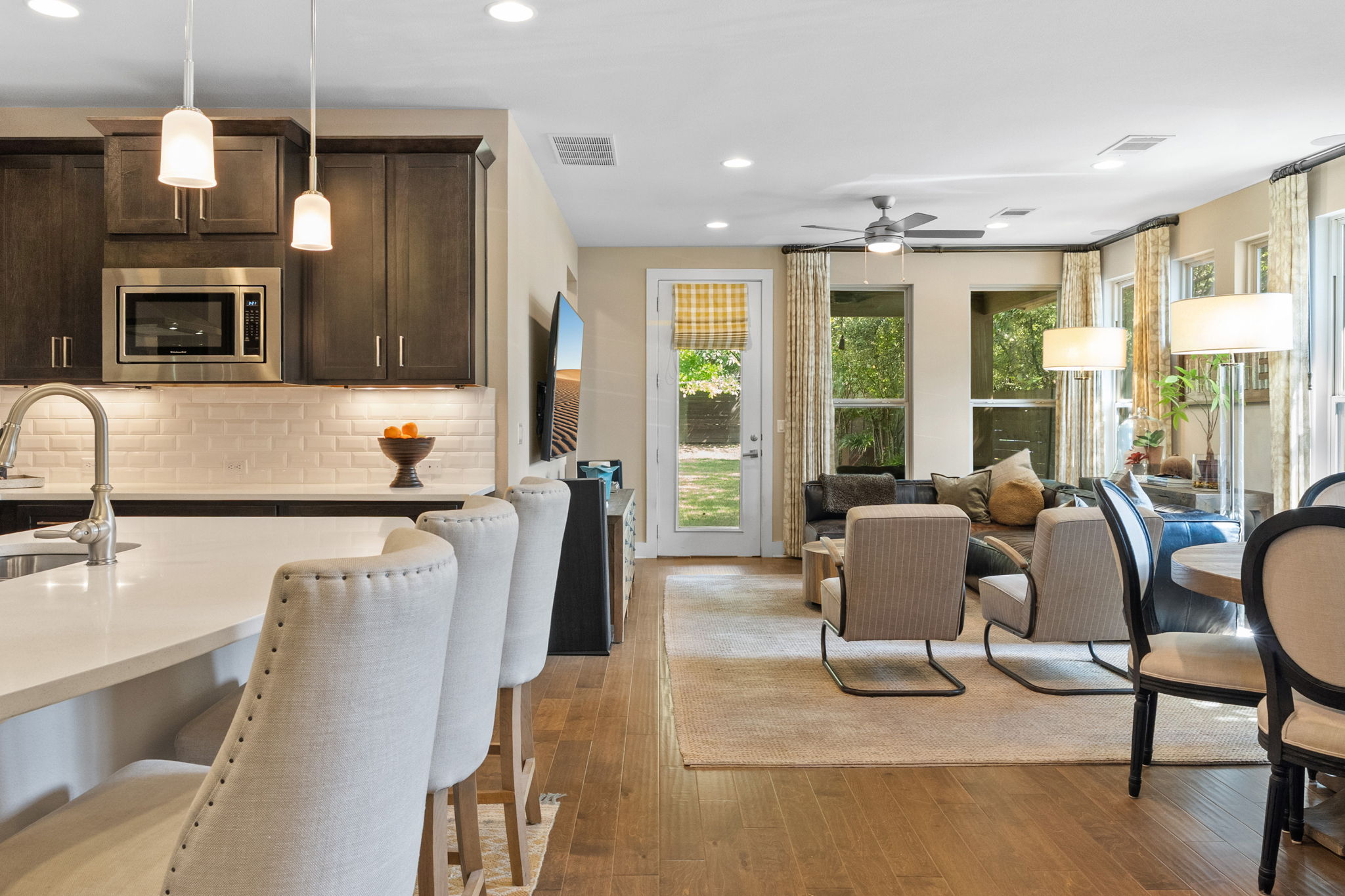 3707 Birch Street, Unit B Austin, TX 78704 - Photo 3 of 40 Step inside this gorgeous open concept home complete with high ceilings, hardwood flooring and an abundance of natural light.