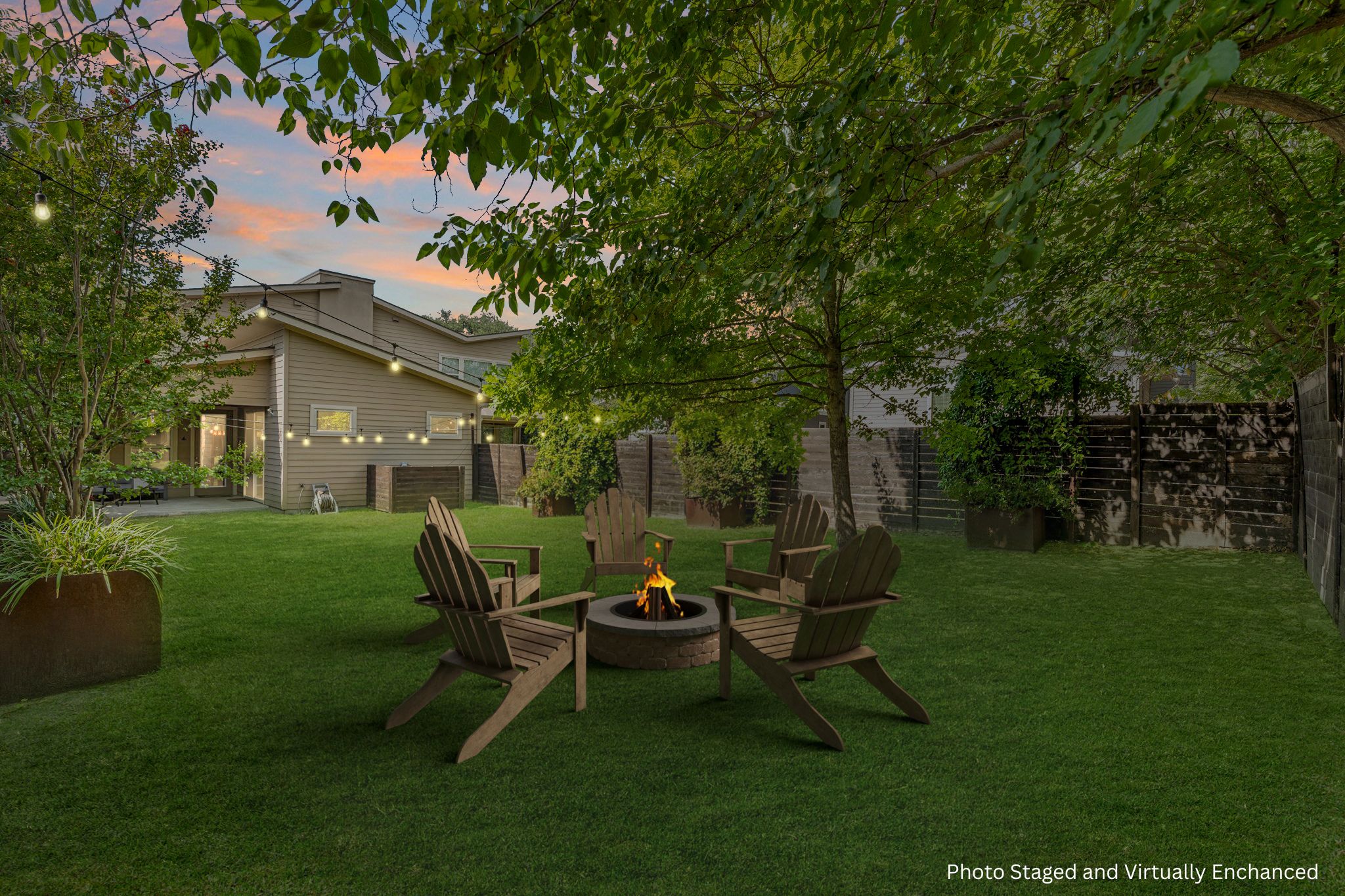 3707 Birch Street, Unit B Austin, TX 78704 - Photo 35 of 40 Plenty of room in this backyard for an outdoor fire pit area with chairs. Use your imagination!