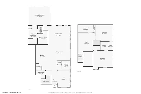 $815,000 | 3707 Birch Street, Unit B, Austin, TX 78704