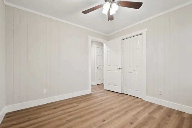wooden floor in an empty room