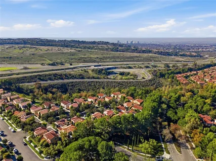 a view of a city with lots of trees