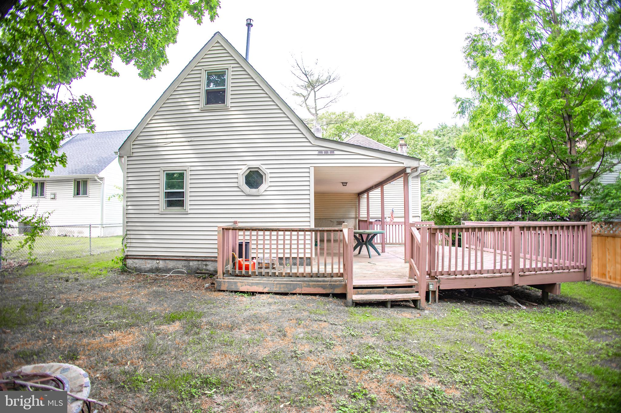 419 University Boulevard Glassboro, NJ 08028 - Photo 3 of 30 a view of backyard with deck and deck