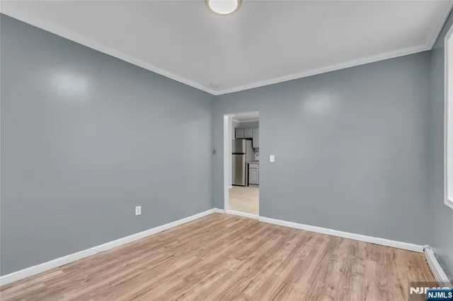 an empty room with window