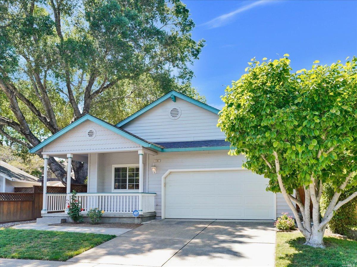 1361 Peterson Lane Santa Rosa, CA 95403 - Photo 1 of 1 a front view of a house with garden