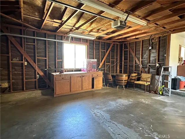 a view of a storage room