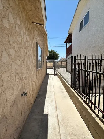 a view of balcony with couch