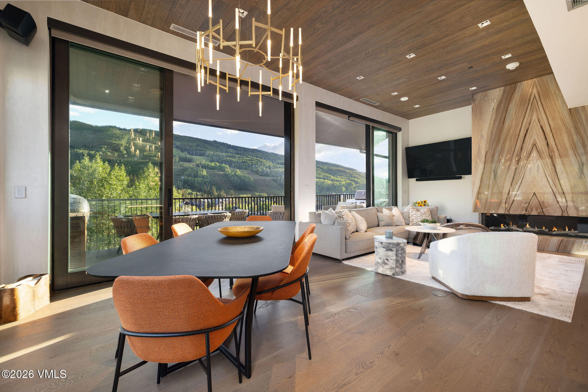 430 South Frontage Road East, Unit 406 Vail, CO 81657 - Photo 5 of 19 2509_altus_ph_406_interior_living_c