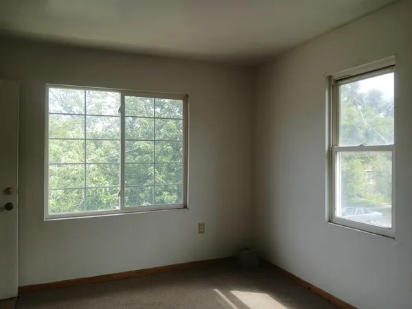 a close view of closet