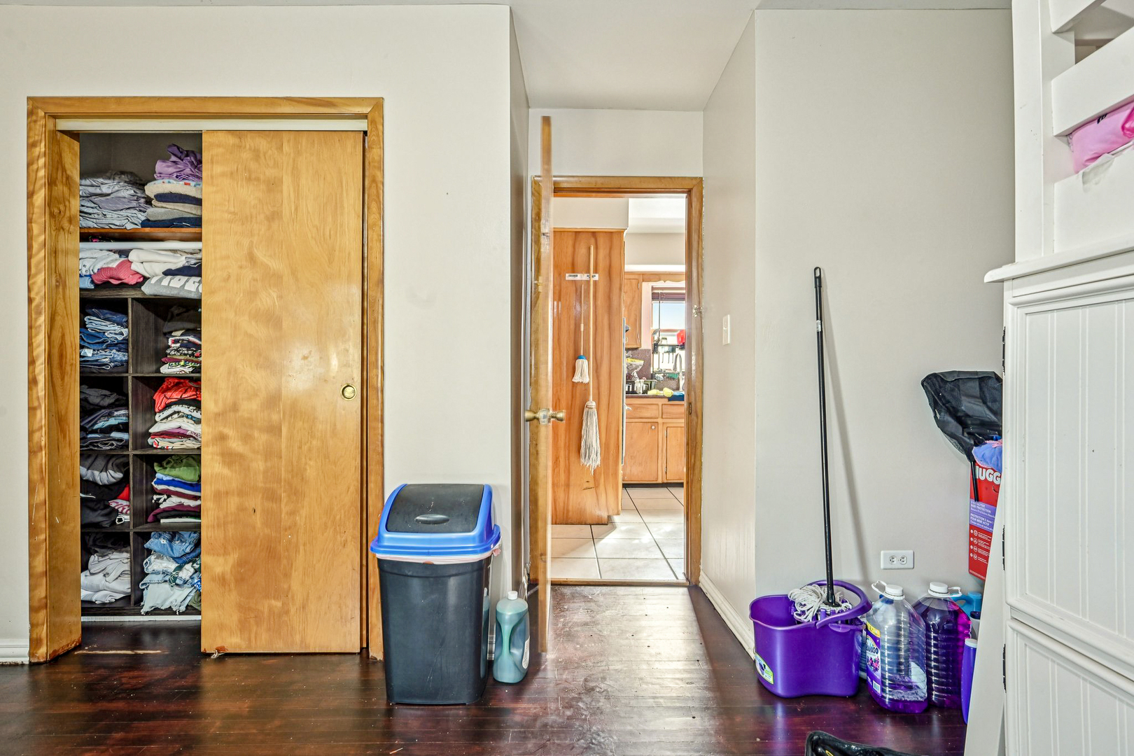 1841 South 61st Court Cicero, IL 60804 - Photo 24 of 46 a living room with furniture and wooden floor