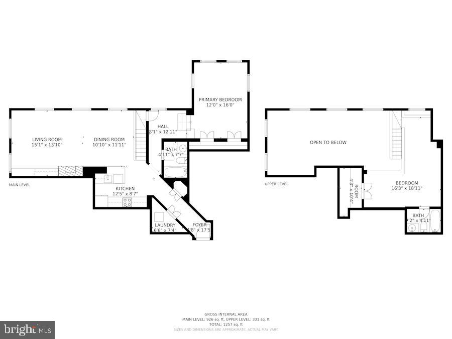 410 5th Street Northeast, Unit 26 Washington, DC 20002 - Photo 47 of 47 Lower and Upper Floor plans
