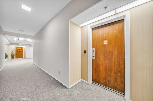 a view of an empty room