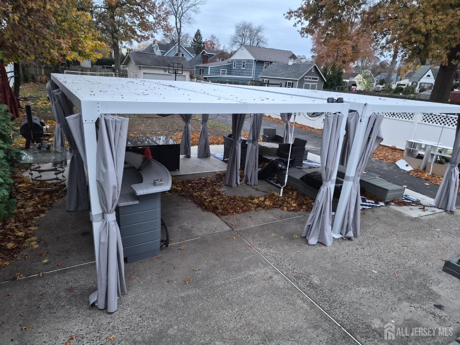 95 Farragut Road North Plainfield, NJ 07060 - Photo 21 of 30 a view of a patio with table and chairs
