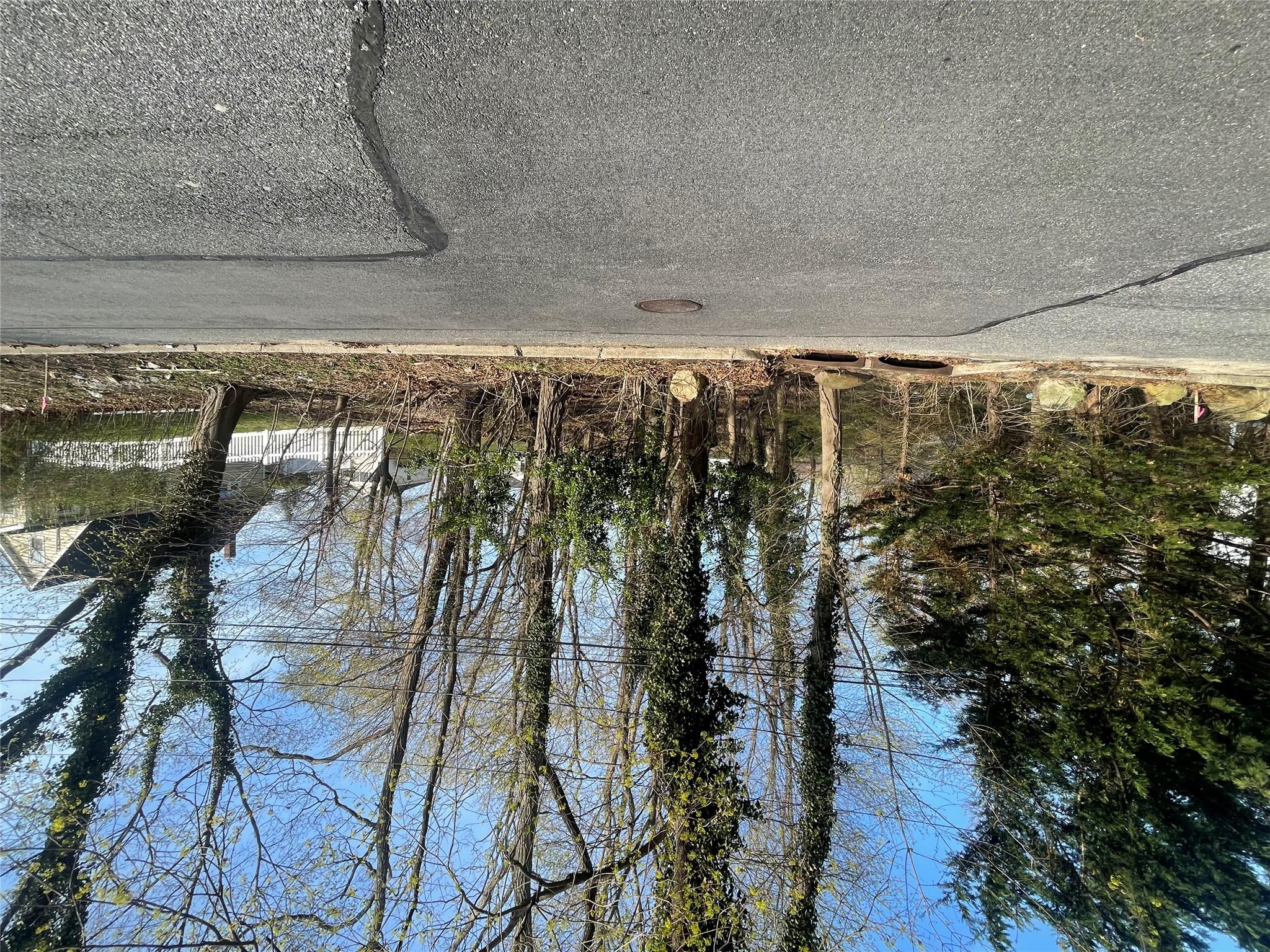 an outdoor space with city view