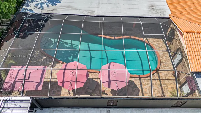 view of an outdoor space with seating area