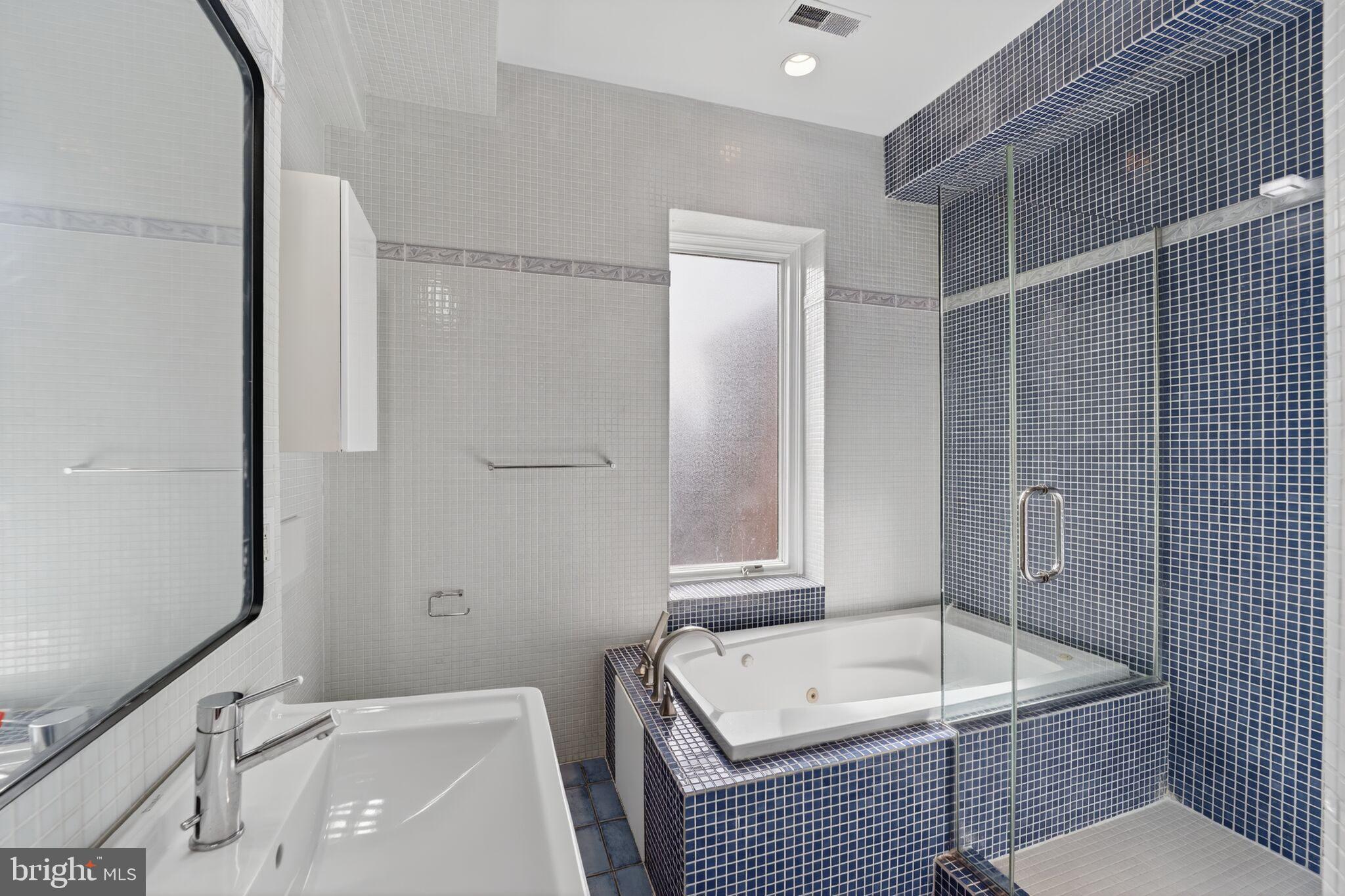1000 Park Road Northwest Washington, DC 20010 - Photo 17 of 20 a bathroom with a sink a toilet and shower