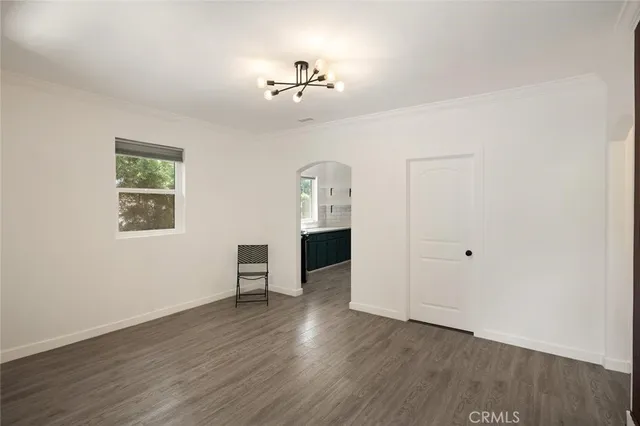 wooden floor in an empty room