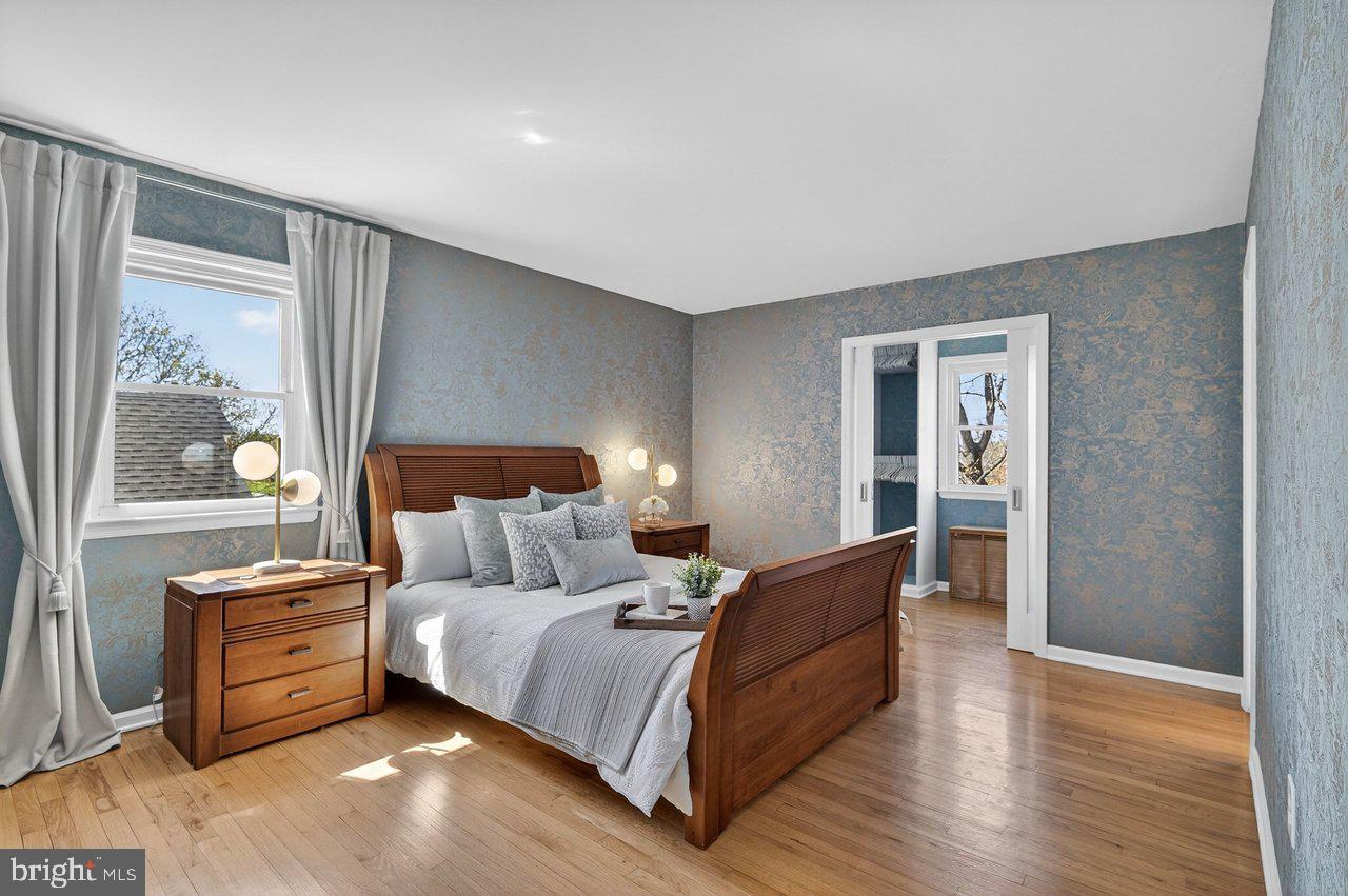 101 Mill Pond Road Belle Mead, NJ 08502 - Photo 13 of 29 Updated Primary Bedroom w/ Pocket Doors to Closet
