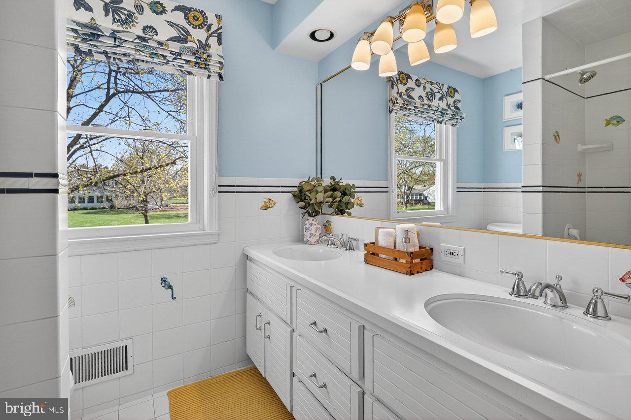 101 Mill Pond Road Belle Mead, NJ 08502 - Photo 21 of 29 Main Bath with Dual Sinks & Tub