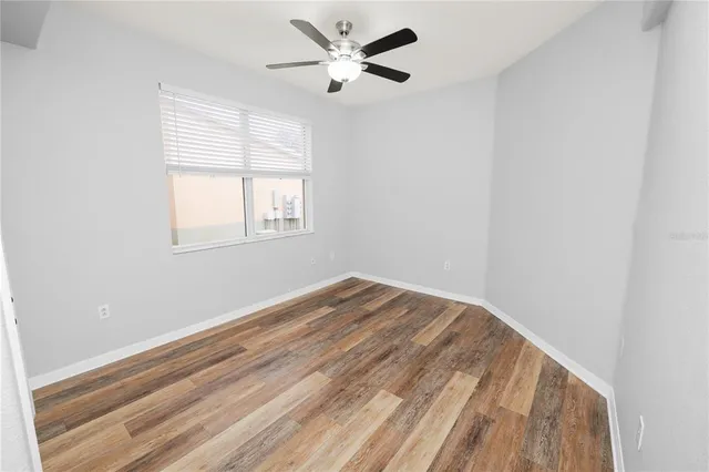 wooden floor in an empty room