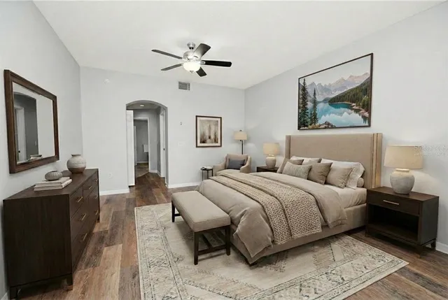 a very nice looking room with a large window