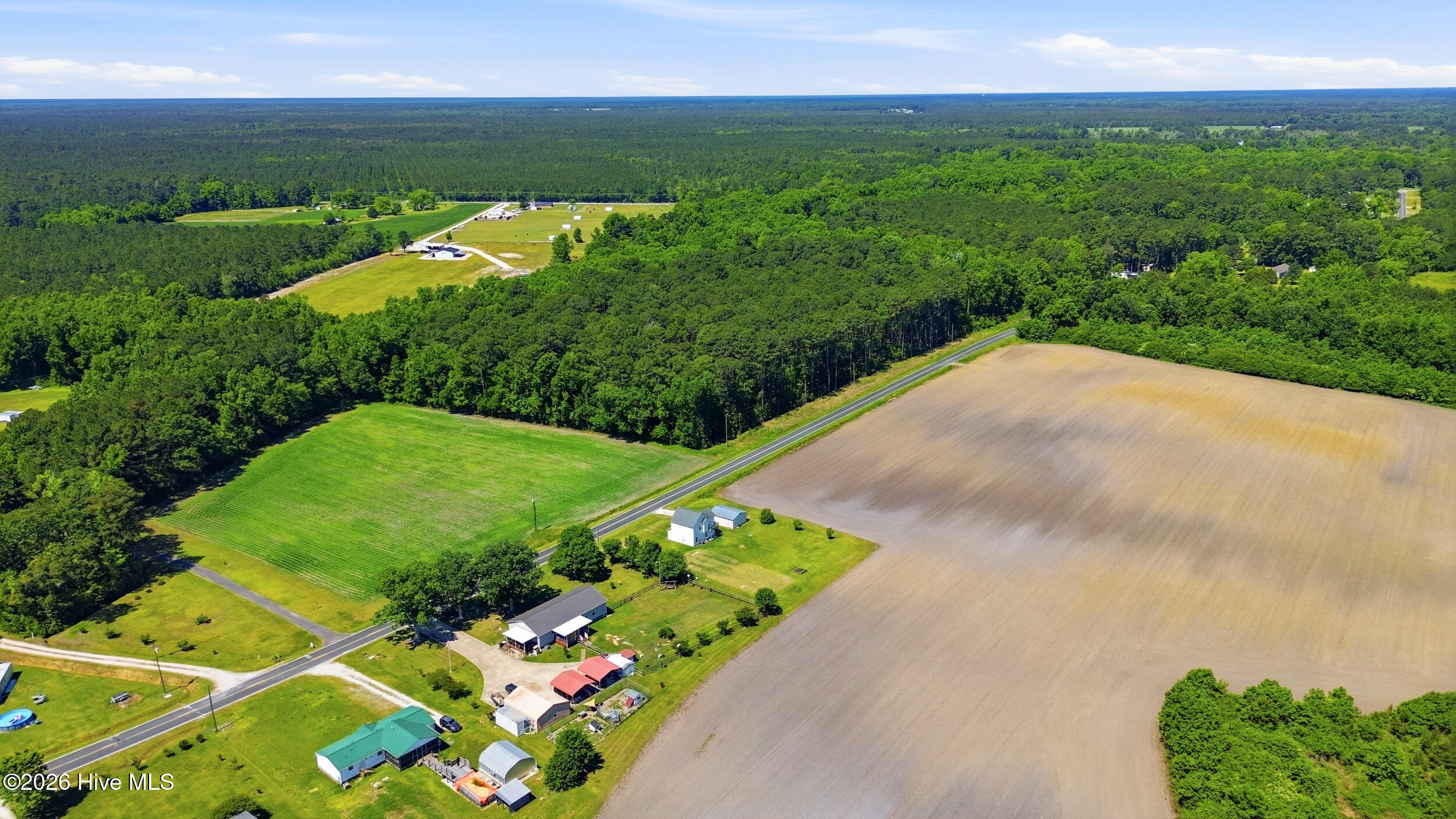 380 Swinson Road Maple Hill, NC 28454 - Photo 48 of 56 Aerial view