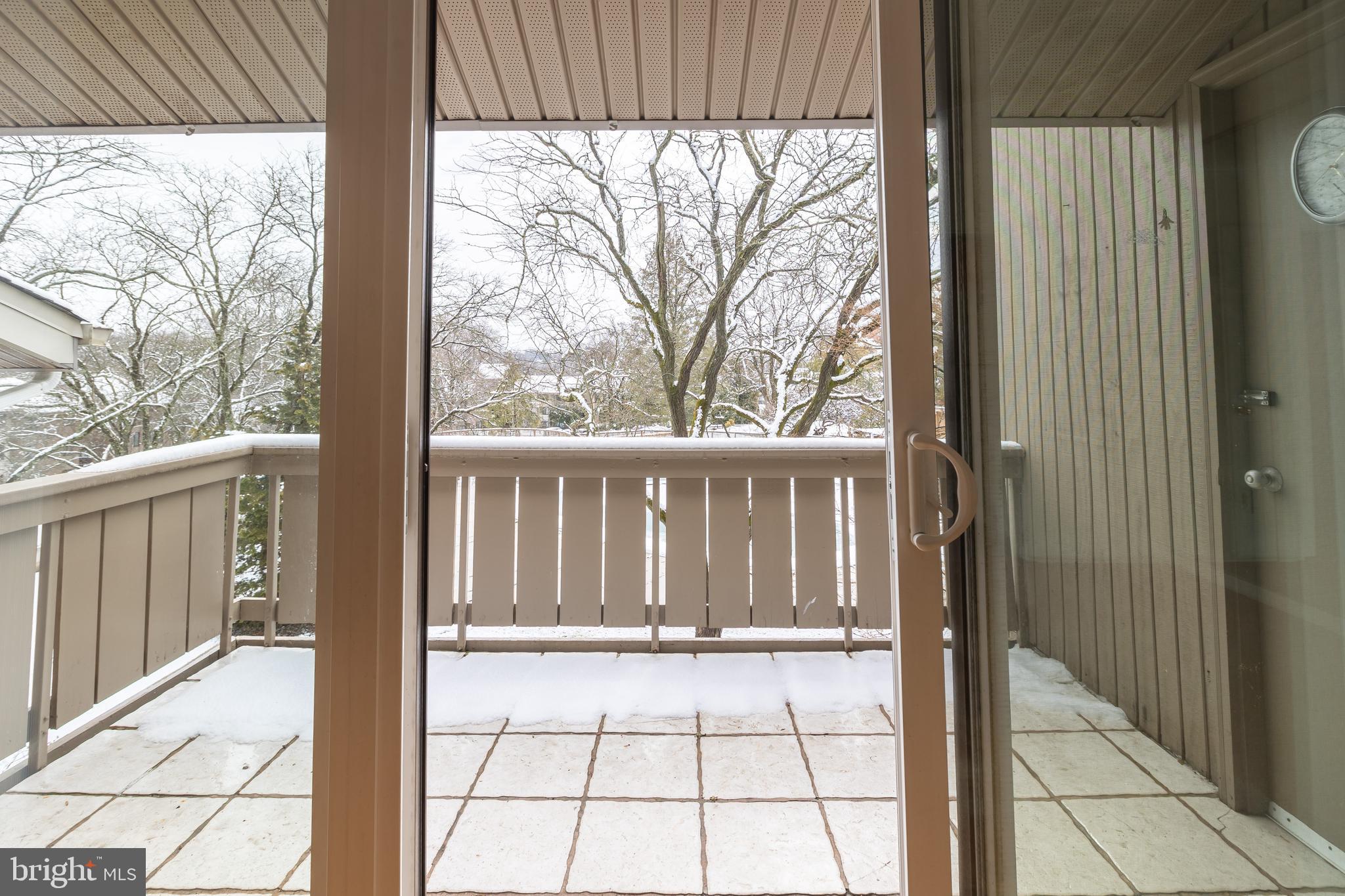 120 Cross Keys Road, Unit E Baltimore, MD 21210 - Photo 8 of 22 Balcony overlooks the pool area