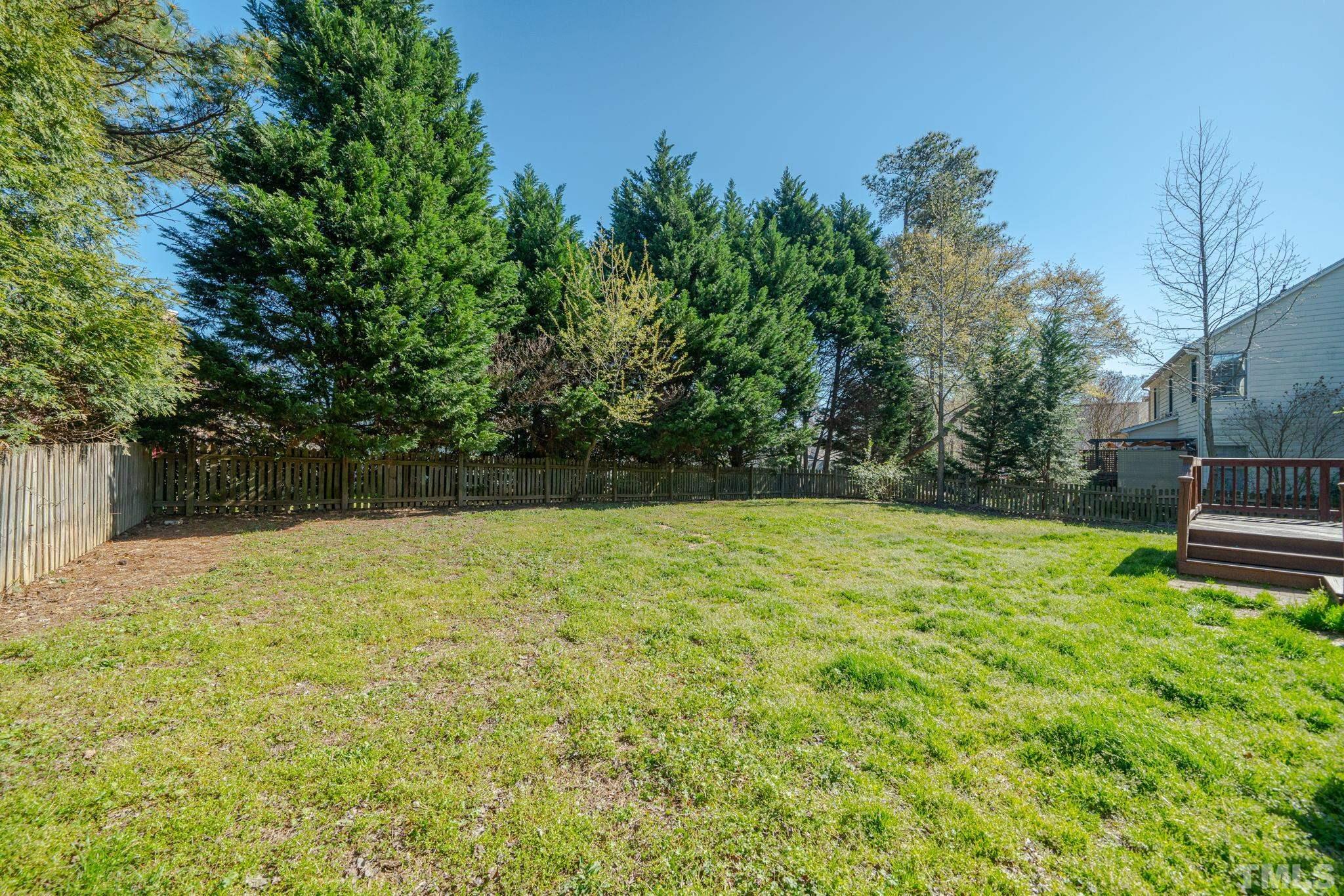 114 Calebra Way Cary, NC 27519 - Photo 43 of 50 a view of a backyard
