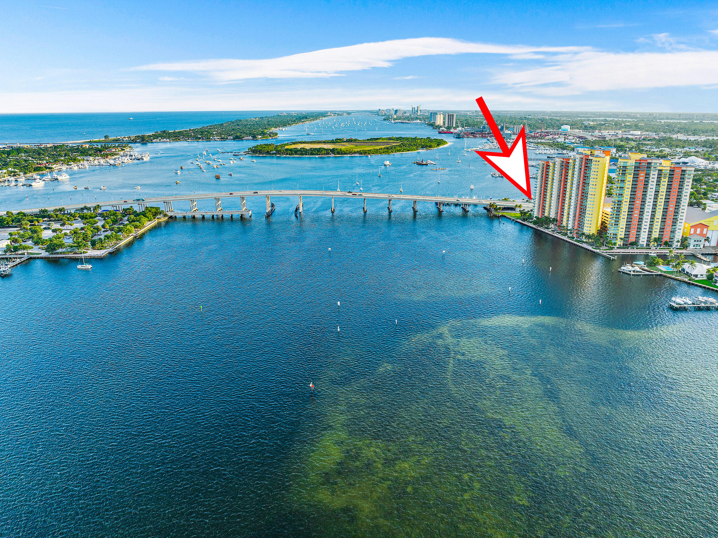 2640 Lake Shore Drive, Unit 616 Riviera Beach, FL 33404 - Photo 27 of 42 Aerial