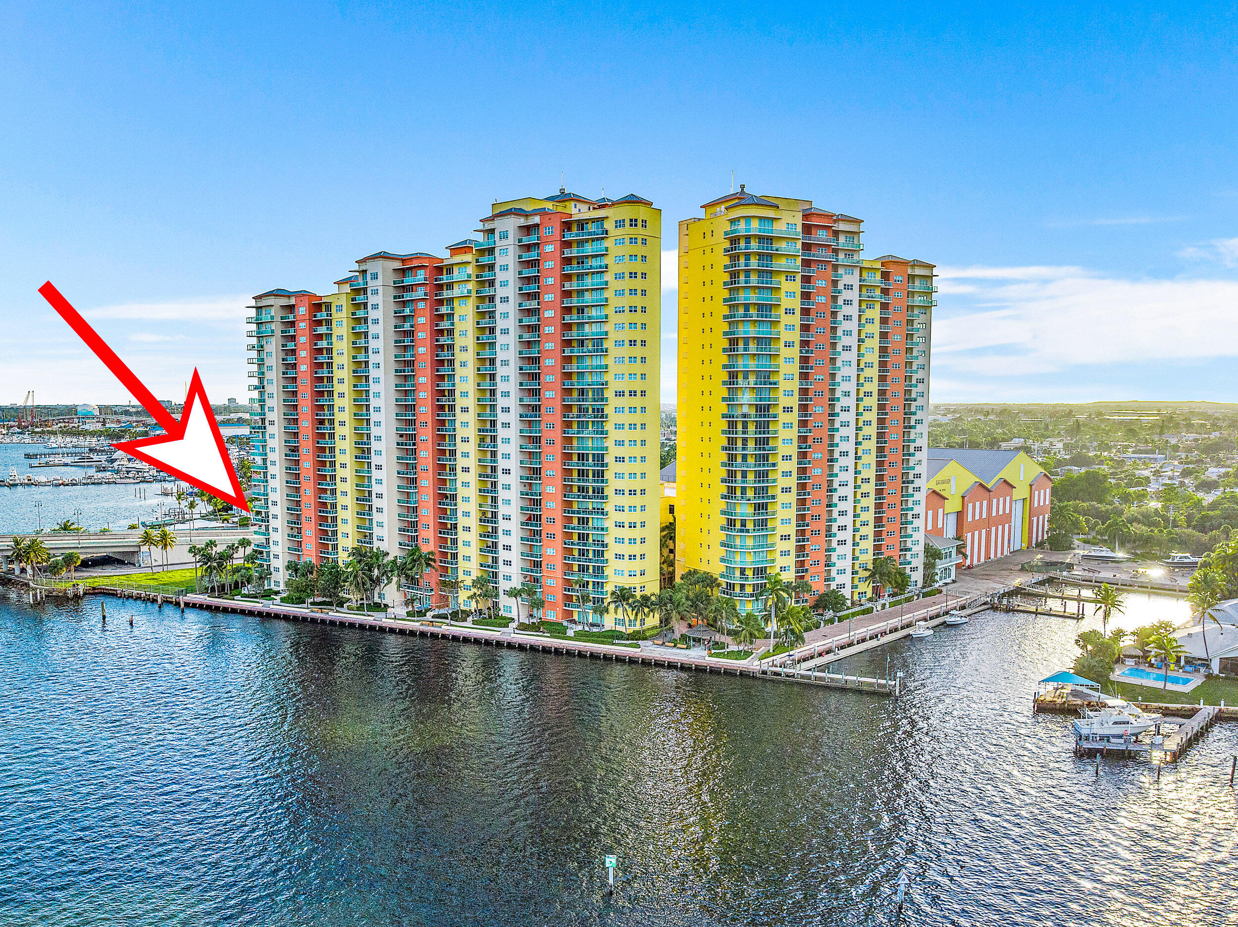 2640 Lake Shore Drive, Unit 616 Riviera Beach, FL 33404 - Photo 6 of 42 Aerial