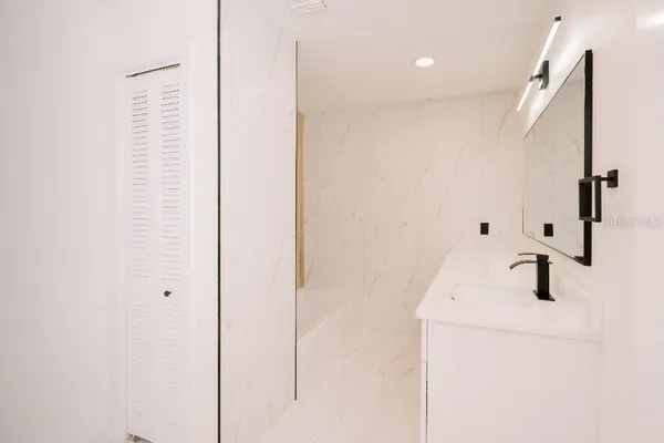 a view of a room with a hanging window