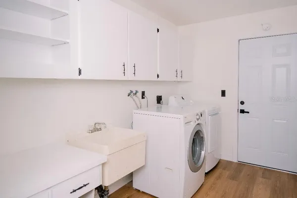 a view of a car garage