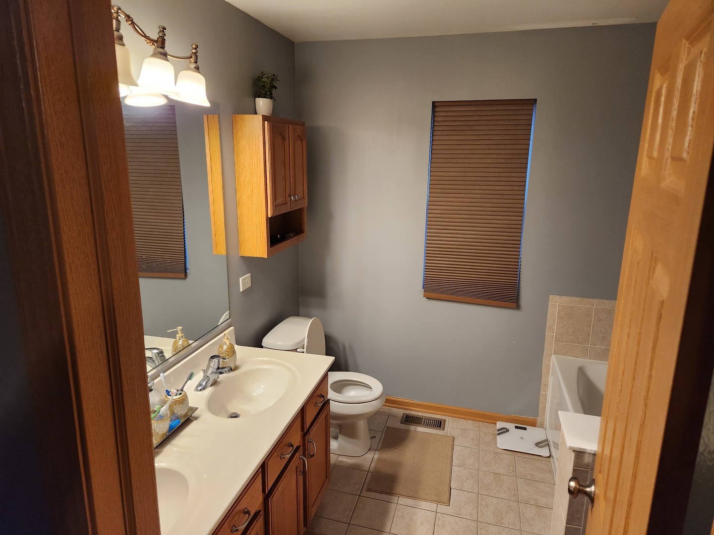 6509 Roth Drive Joliet, IL 60431 - Photo 8 of 10 a bathroom with a sink toilet and mirror