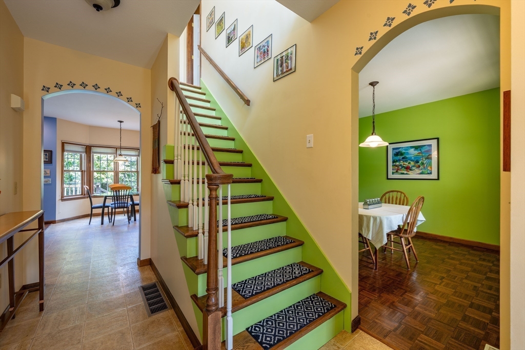 217 Cardinal Way Northampton, MA 01062 - Photo 12 of 37 a view of a staircase and wooden floor
