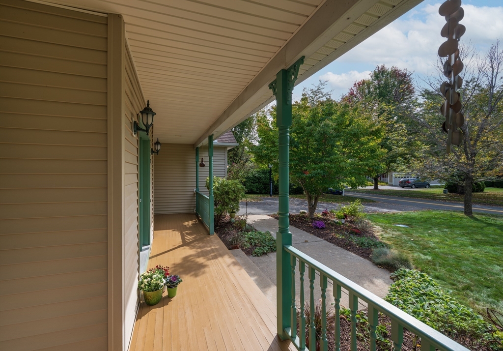 217 Cardinal Way Northampton, MA 01062 - Photo 3 of 37 a view of a porch with garden