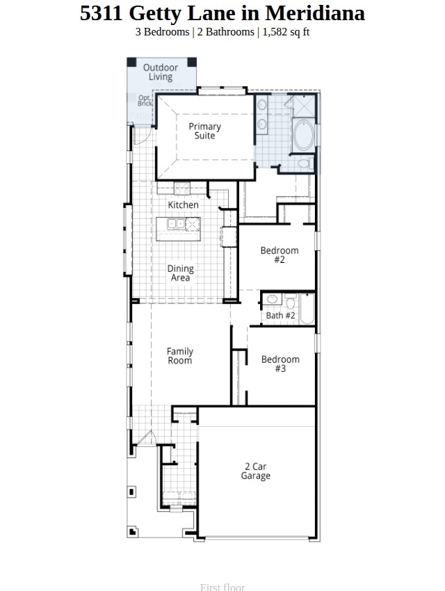 5311 Getty Lane Manvel, TX 77578 - Photo 13 of 13 Spec Floorplan