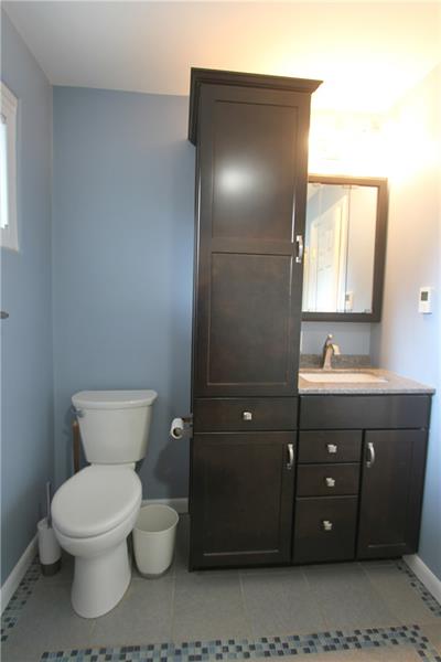 164 Oak Ridge Drive Butler, PA 16002 - Photo 13 of 25 The Master Bath was upgraded i n 2017 with ceramic tile flooring and super nice cabinetry.