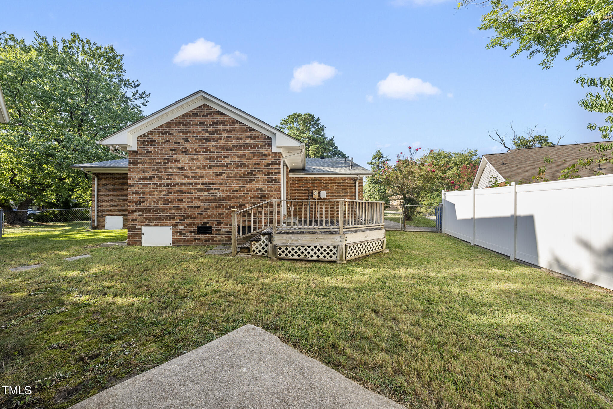 4500 Castlebar Drive Raleigh, NC 27604 - Photo 28 of 36 a view of a house with a yard and tree s