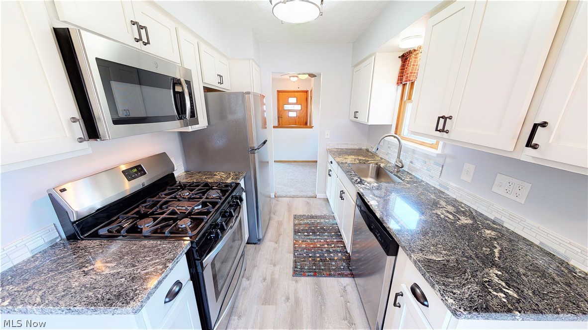 1575 Rush Road Wickliffe, OH 44092 - Photo 7 of 23 Completely Remodeled Kitchen with new cabinets, Granite Counters, and Included Stainless Steel Appliances