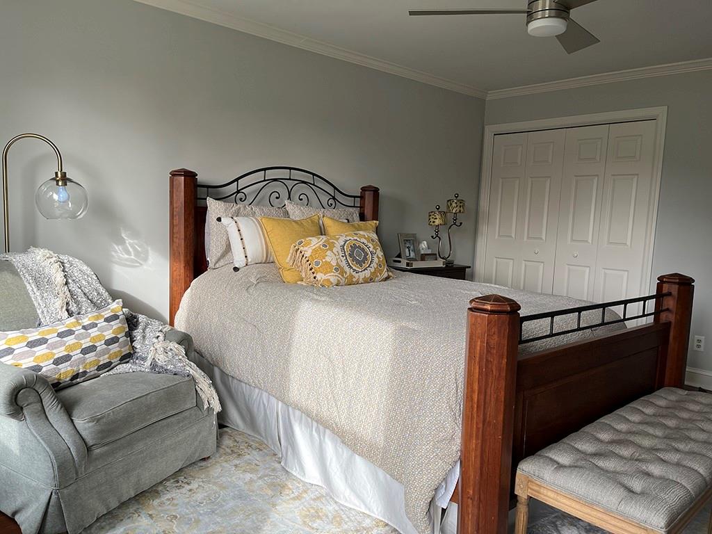 80 Aaron Lane Indiana, PA 15701 - Photo 17 of 25 a bedroom with a bed and wooden floor