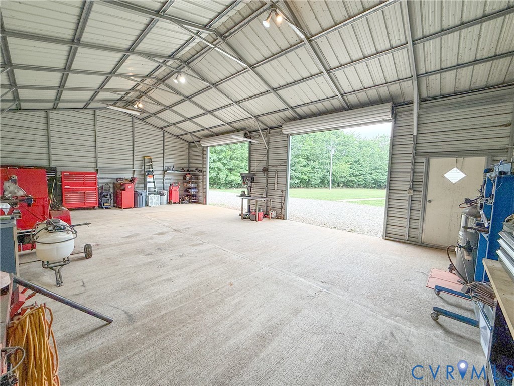 2293 Turkey Island Road Crewe, VA 23930 - Photo 29 of 42 Spacious metal building featuring a concrete floor