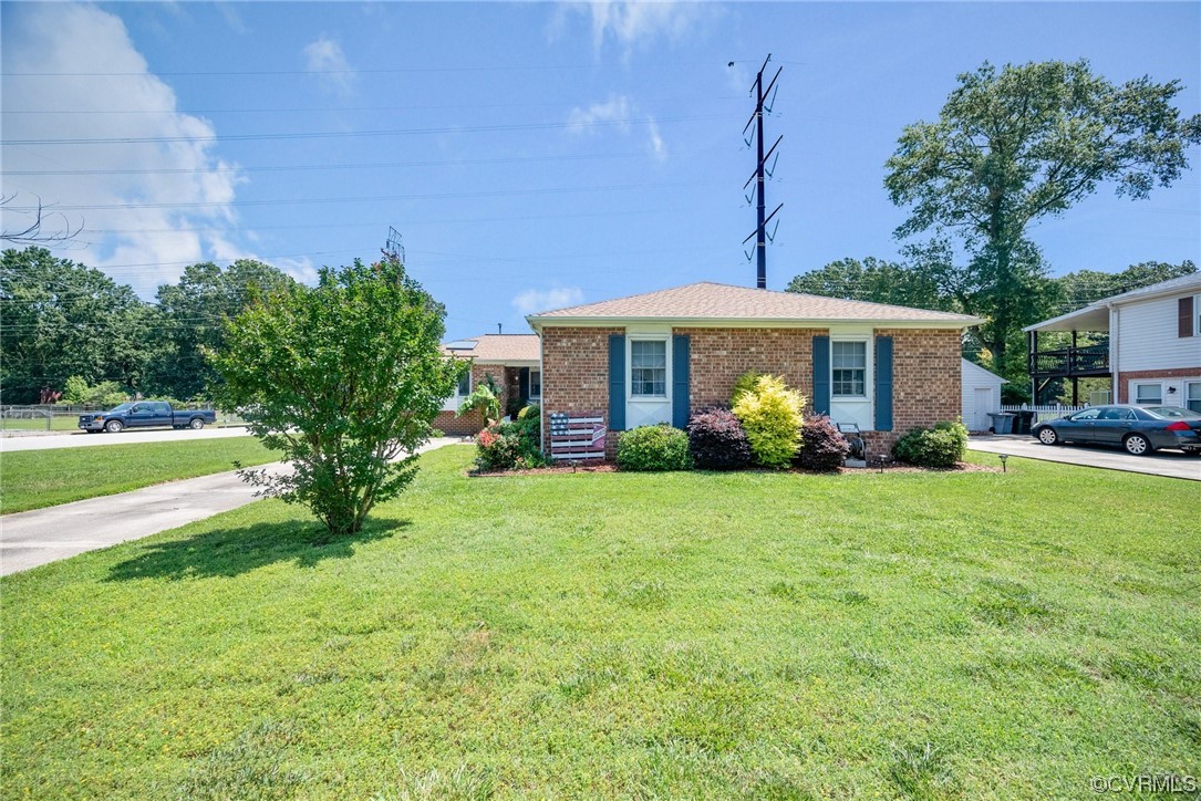 366 Brout Drive Hampton, VA 23666 - Photo 2 of 32 a view of a house with a backyard
