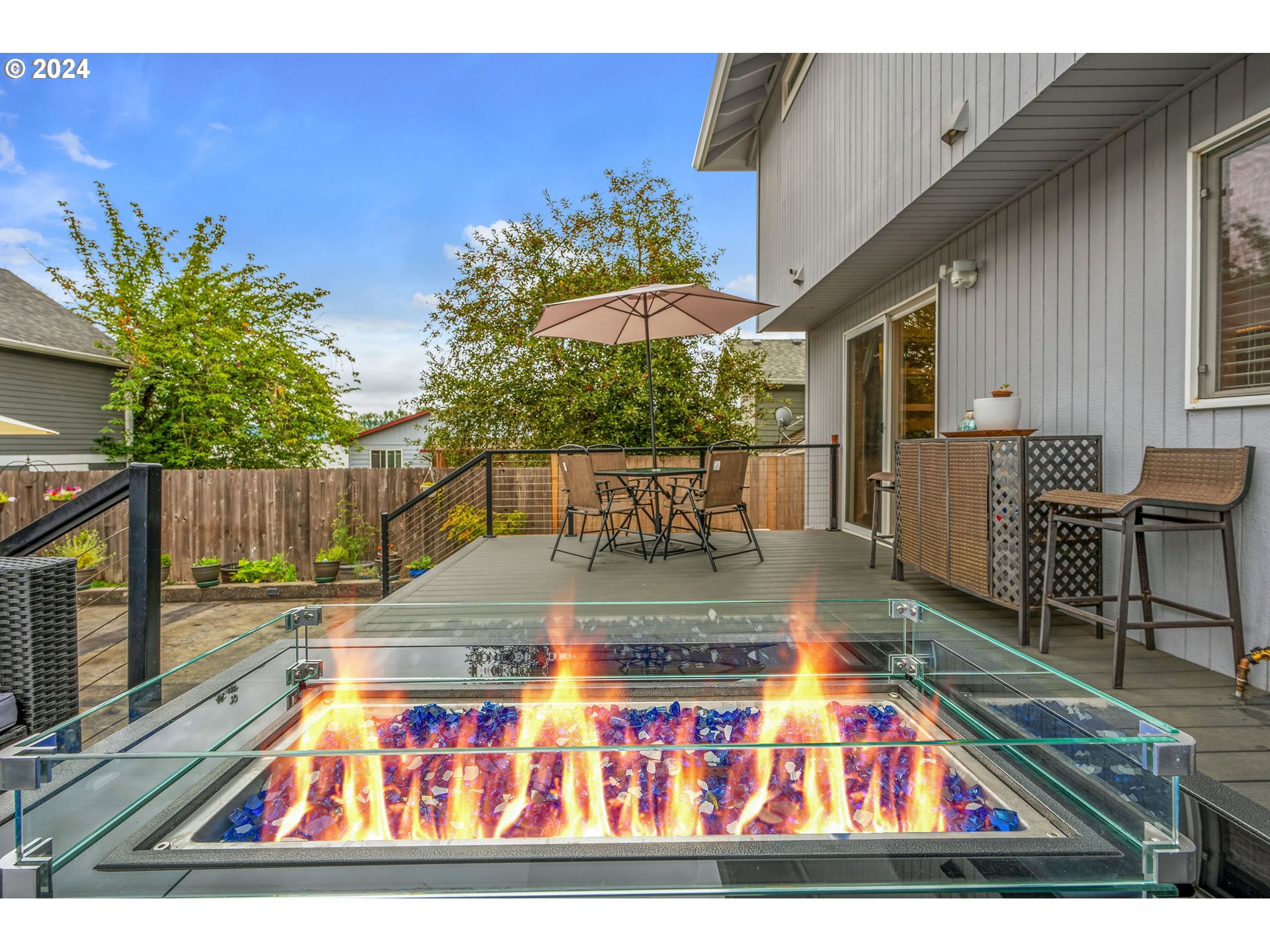 103 Park Street Gaston, OR 97119 - Photo 33 of 47 a view of swimming pool with outdoor seating
