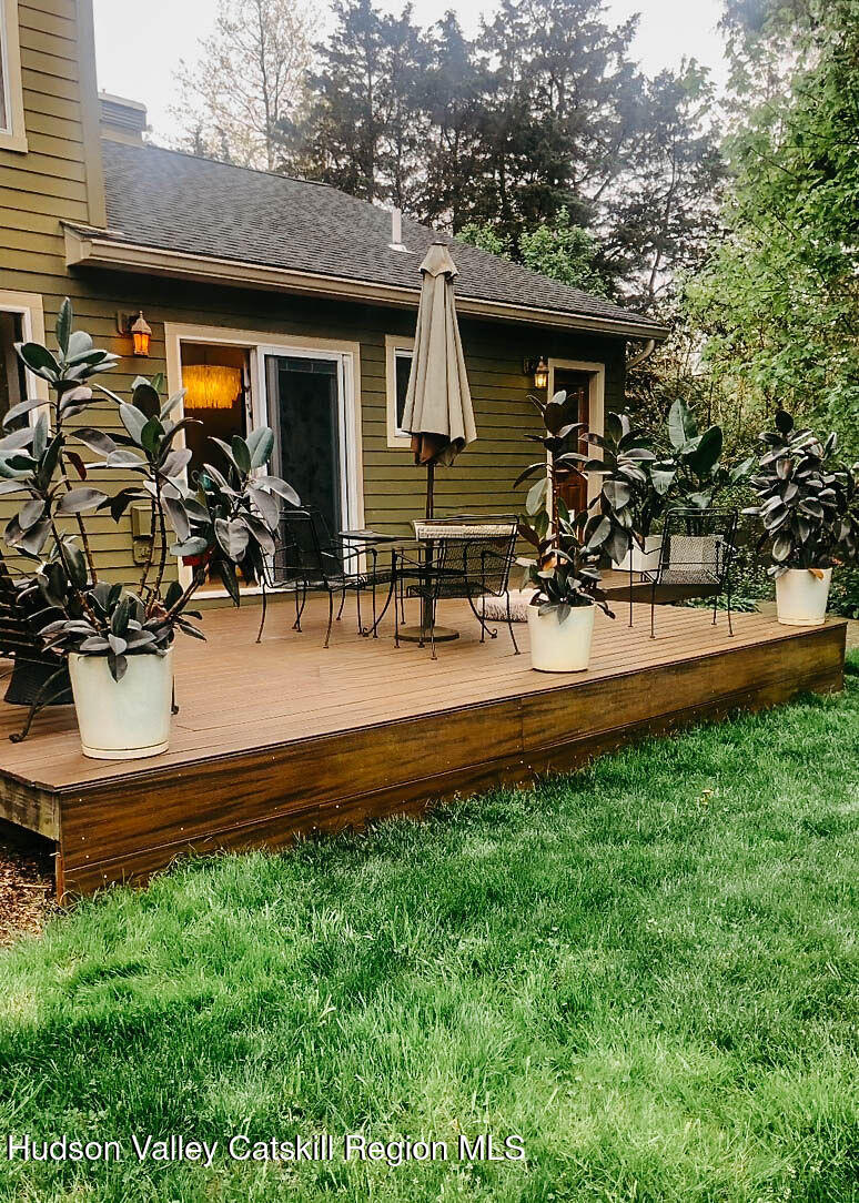 1 Rapp Hill Road New Paltz, NY 12561 - Photo 41 of 45 a view of a backyard with sitting area