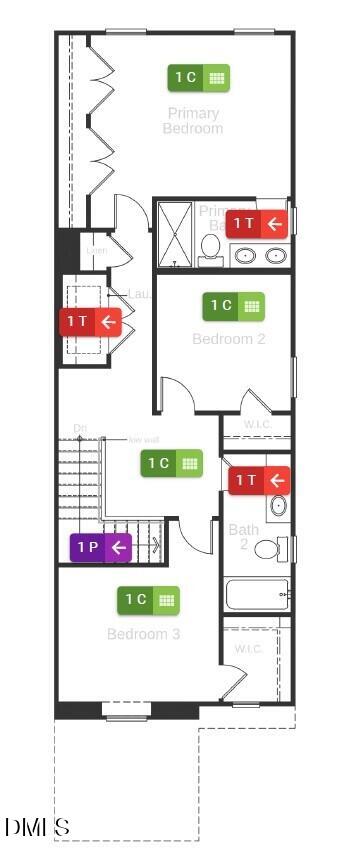 10504 Brookside Reserve Road Raleigh, NC 27614 - Photo 11 of 14 Second Floor