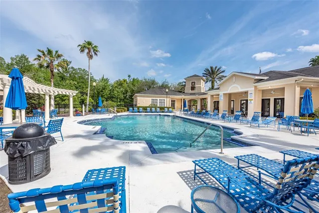 a view of a backyard with a garden