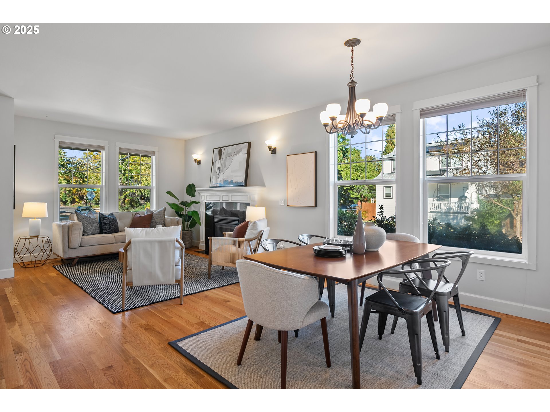 4646 North Commercial Avenue Portland, OR 97217 - Photo 11 of 31 a view of a dining room with furniture window and wooden floor