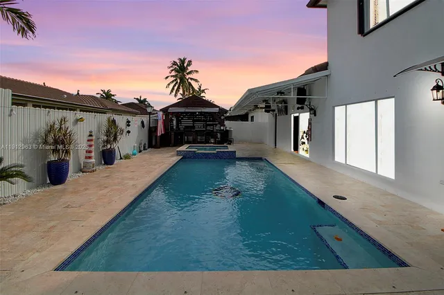 a view of a house with a outdoor space